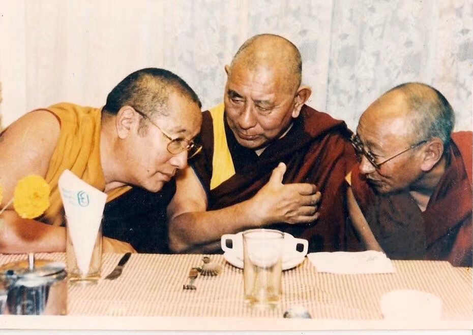 His Holiness Penor Rinpoche, H.E. Khenpo Petse and my root master