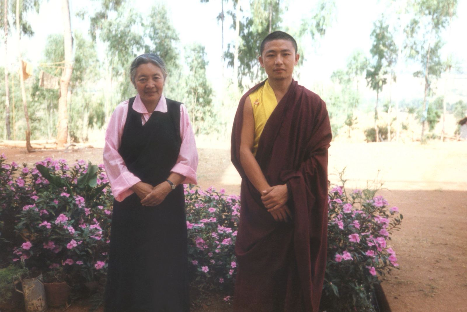 With Khando Tsering Chideon 1992